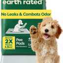 Earth Rated Max Absorbency Puppy Pee Pads for Dogs Absorbs 2X Faster & 2X More, Leak-Proof, Odor Control Potty Training, Unscented, Large, 22 x 23, 40 Count