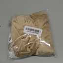 Smiry Velvet Seat Covers for Dining Room Chair Set of 2, Stretch Fit Removable Washable Chair Seat Cushion Protector Slipcovers with Ties, Beige