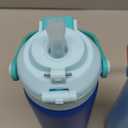 Kids Insulated Water Bottle with Pop-Open Straw & Spout 2-in-1 Lid, 18oz Leak Proof 18/8 Stainless Steel Vacuum Tumbler, BPA-Free Kids Cup For Travel School Boys Girls Toddler, 2 Packs Sea World