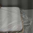 Baby Bassinet Bedside Sleeper, All-Mesh, 5 Heights, Locking Wheels（Beige） | Washable mattress, oversized locking wheels, storage basket, adjustable incline, full-mesh sides, tool-free 1-minute setup