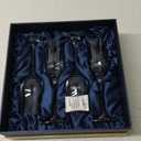 GLASSIQUE CADEAU Cognac, Brandy, Drink Cooler  and Dessert Wine Snifter Glasses | Set of 4 Small Tasting Tulip Copitas for Sipping Spirits, Madeira, After Dinner Drinks