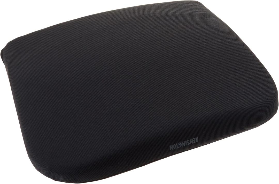 Kensington Memory Foam Backrest, 16 X 12 X 16, Black, 14-1/4w x 1-3/4d x 13-1/4h