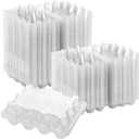 40 Pack Plastic Egg Cartons Bulk, 12 Count Chicken Duck Eggs, 1 Dozen Jumbo Clear Refrigerator Egg Trays