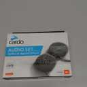 Cardo 45mm Audio Set, Works with Most Helmet Communicators (Single Pack), Black