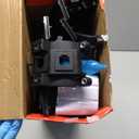 Christmas Train with Light and Sound, Hanging Christmas Train with Locomotive, Coal Wagon, Carriage, Sleigh and Tracks, Realistic for