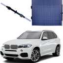 Kewucn Car Retractable Windshield Sun Shade, Folding Large Sun Visor Protector with Suckers, Auto Front Window Sunshade & Sunscreen Blocks 99% UV Rays to Keep Your Vehicle Cool (L, 27.6''60'')