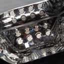 M - GlowPro Professional Hybrid 86W Wireless Rechargeable UV LED Nail Curing Lamp Cordless Nail Dryer for Gel Nails, Manicure, Pedicure (Black)