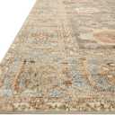 Loloi Margot Collection MAT-03 Ocean/Spice 5'-0" x 7'-6" Area Rug feat. CloudPile, No-Shed Easy Clean Large Patterned Area Rug for Living Room, Bedroom, Dining Area