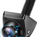 4 Modes Button Switch AHD 1080P Backup Camera for Car 180Wide Angle Rear Camera with Clear Night Vision 360+45 Rotatable Front/Side/Rear View Camera IP69K Waterproof Reverse Camera Fisheye Lens