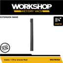 WORKSHOP Wet/Dry Vacs Shop Vacuum Accessories WS17808A Extension Wand Attachment for Wet Dry Vacuum Cleaners, Fits 1-7/8-inch Extension Wands and Hoses