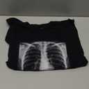 Skeleton Chest X-Ray Easy Costume T-Shirt T-Shirt (Black,Large)