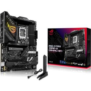ASUS ROG Strix Z890-H Gaming WiFi Z890 LGA 1851 ATX Motherboard, Intel Core Ultra Series 2 Ready, Advanced AI PC-Ready, 16+2+1+2 Stages, DDR5, 5Gb LAN, WiFi 7, 4X M.2, PCIe 5.0, USB Type-C, AI OC