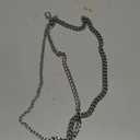 CRAFTMEMORE 55 Inches Purse Chain Strap, Crossbody Purse Handle Replacement, Metal Shoulder Handbag Accessories CH092 (Silver)