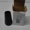 Matte Black Vase - Black Flower vase, 6" Small Simple Modern Ceramic Vases for Flower/Pampas Grass, Minimalist Farmhouse Boho Vase for Centerpieces, Home Decor, Bathroom Decor