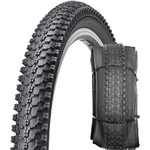 MOHEGIA Mountain Bike Tire: 20x2.125/24x1.95/26x1.95 Inch Butyl Rubber Bicycle Tire Folding Replacement for MTB Dirt Offroad Cycling