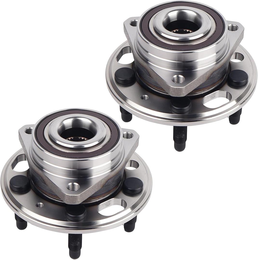 PAROD Pair 513288 Front/Rear Wheel Hub Bearing Assembly Compatible with Chevy Malibu, Impala, Equinox, GMC Terrain, Buick Lacrosse, Cadillac XTS, CTS, Regal, 5 Lugs w/ABS