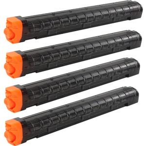 BOROLA 4Pcs Replacement Reload Clip 12-Round Refill Magazine Reload Clip Compatible for Nerf Rival Apollo XV-700 Rival Zeue XV-1200 (Black)