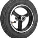 10 Inch Front Scooter Tire Wheel Replacement Tyre Rubber and Aluminium Alloy Tyre Electric Scooter Skateboard