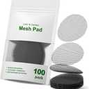 LE TAUCI Plant Pot Hole Mesh Pads, 2-Inch Round Flower Pot Drainage Covers, Prevent Soil Loss, Durable Reusable, Bonsai Bottom Grid Mat, Gardening Essentials, 100-Pack