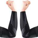Thx4COPPER Arm Compression Sleeve (2 Pack) Elastic Compression Arm Brace for Tendonitis, Golf, Tennis Elbow, Fitness, Pain Relief- Aid in Recovery for Women and Men- Supportive Comfortable Breathable