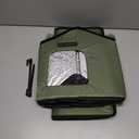 Rest-Eazzzy Cat House for Outdoor Cats, Weatherproof and Insulated Feral Cat House with Mat and Clip, Easy to Put Together, Selfwarming Cat Shelter for Summer(Olive Green, Canopy House X 1)
