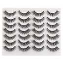 Newcally Lashes False Eyelashes Cat Eyes Wispy Natural Faux Mink Lashes 14 Pairs Pack Light Volume Short Fake Eye Lashes Multipack