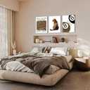 YUFEIART 3 Piece Funky Cheetah Canvas Wall Art Set of 3 12x16