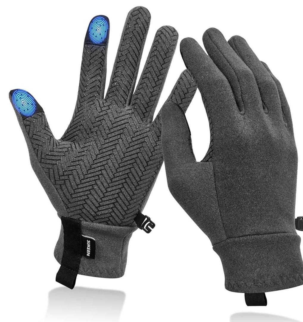 Sukeen Lightweight Running Gloves for Men Women Touchscreen Anti-Slip Sports Gloves Winter Warm Gloves for Cycling, Driving