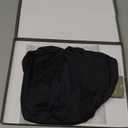 100% Mulberry Silk Bonnet for Sleeping Women, 22 Momme Grade-6A Double Layer Silk Hair Wrap With Elastic Band Stay On Head All Night(1PCS,Black)