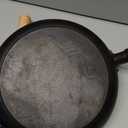 9.7" Cast Iron Skillet with Removable Wooden Handle, Pre-Seasoned Frying Pan for Stove, Oven, Grill & Campfire Cooking