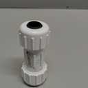 NDS CPC-0500 PVC Compression Coupling, Pipe Connection, IPS Coupling, Compression Fitting, 1/2-Inch IPS UC, White