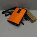 Manual Carpet Sweeper for Pet Hair - Rotating Brush Floor Sweeper, Lightweight Push Broom for Classroom Rugs, Non-Electric Lint & Crumb Cleaner, Easy-Dump Dustbin, No Batteries Needed