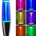 Tornado Lamp Twister Hurricane Light, 14-Inch Glitter Motion Light 7 Colors Automatic Changing Night Light Relaxing Table Lamp for Home Bedroom Office Decoration Lighting Decor