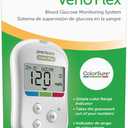 OneTouch Verio Flex Blood Glucose Meter For Sugar Test Kit | Includes Blood Glucose Monitor, Lancing Device, 10 Sterile Lancets, and Carrying Case
