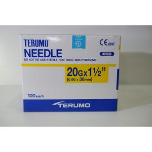 20G x 1  (0.90x38mm) 100 Each/Pack