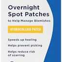 PanOxyl PM Overnight Spot Patches, Advanced Hydrocolloid Healing Technology, Fragrance Free, 40 Count Pack of 1