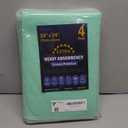 4 Pack 24 x 24 Extra Heavy Absorbency Washable Underpads, Waterproof Nursing Pads Incontinence Bed Pads, Reusable Washable Pee Pads for Dogs, Diaper Changing & Adults, Washable Puppy Pads