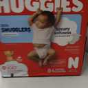 Huggies Size Newborn Diapers, Little Snugglers Baby Diapers, Size Newborn (up to 10 lbs), 84 Count,