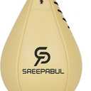 Speed Bag,Speed Bag for Boxing,PU Leather Reflex Training Pear Shaped Punching Bag,Fast Reaction Skills Development Perfect for Kids Teens Adults Boxing Coaches