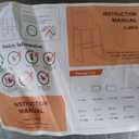 Sweetcrispy Counter Height Bar Stools Set of 2, 30 inch Height Stool Faux Leather Barstools with Back, Armless Kitchen Island Countertop Comfortable Modern Chairs with Metal Legs - Brown