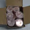 12 Pcs 60g/2oz Glass Cosmetic Jars Refillable Cream Bottle Containers Empty Sample Vials Jar with Rose Gold Lid for Eye Cream Lotion Ointments Lip Balm Scrub - Pink