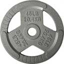 Cast Iron Plate Weight Plate for Strength Training and Weightlifting, Olympic or Standard, Multiple Sizes (Olympic (2-Inch Center))