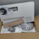 MOOONIHCE 52" Elegant Ceiling Fan with Light and Remote, Raindrops Crystal Fandelier with Wood Blades, Reversible Chandelier Fan for Living Room Bedroom Dinning Room (Silver)