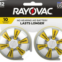 RAYOVAC Size 10 Hearing Aid Batteries (24 Pack), Size 10 Batteries
