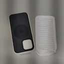 Apple iPhone 16 Pro Max Silicone Case with MagSafe and Camera Control: Lightweight Phone Case, Wireless Charging Compatible, Smooth Matte Finish, Black