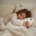 WEIGEDU Adorable White Baby Seal Plush Pillow Soft Stuffed Animal Toy, Cuddly Hugging Body Pillow for Kids & Adults, 20" Arctic Ocean Seal Doll, Cute Sea Animal Plushie for Gifts & Decor