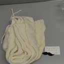 Mr. Pen 36" White Christmas Tree Skirt, Knitted Xmas Tree Skirt, Small Tree Skirt