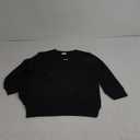 Amazon Essentials Boys' Fleece Crew-Neck Sweatshirts, Pack of 2, Black, Small