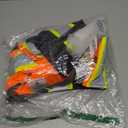 Reflective Safety Vest for Men and Women - High Visibility Construction Vest - Dual Tone Reflective Strips (Large, Orange-black)