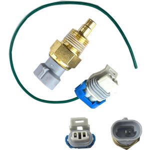 Engine Coolant Temperature Sensor with Connector Pigtail Harness 25037332 Compatible with Regal Astro Blazer C1500 C2500 C3500 K1500 K2500 K3500 Bravada Silhouette Safari Sonoma V3500